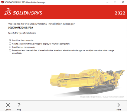 Steg två i att installera en PDM-klient