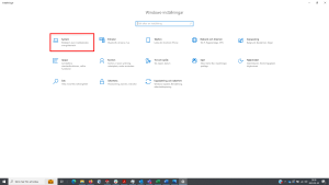 System inställningar windows