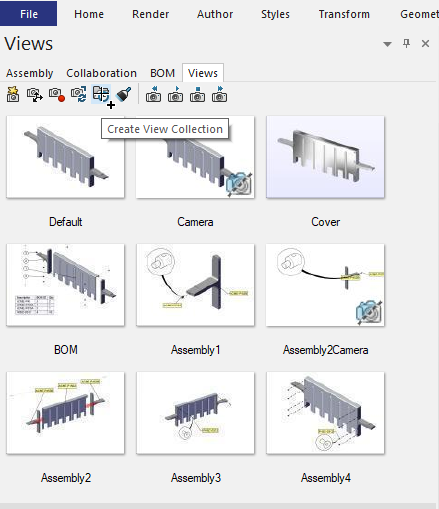create view collection