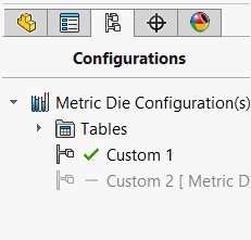 Ny threads hittas under configuration managern